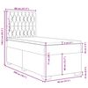 vidaXL &Kappa;&rho;&epsilon;&beta;ά&tau;&iota; Boxspring &mu;&epsilon; &Sigma;&tau;&rho;ώ&mu;&alpha; &Sigma;&kappa;&omicron;ύ&rho;&omicron; &Pi;&rho;ά&sigma;&iota;&nu;&omicron; 80x200 &epsilon;&kappa;. &Beta;&epsilon;&lambda;&omicron;ύ&delta;&iota;&nu;&omicron;