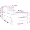 vidaXL &Kappa;&rho;&epsilon;&beta;ά&tau;&iota; Boxspring &mu;&epsilon; &Sigma;&tau;&rho;ώ&mu;&alpha; &Mu;&pi;&lambda;&epsilon; 100 x 200 &epsilon;&kappa;. &Upsilon;&phi;&alpha;&sigma;&mu;ά&tau;&iota;&nu;&omicron;