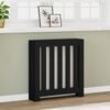 vidaXL Κάλυμμα Καλοριφέρ Μαύρο 78x20x82 εκ. από Επεξεργασμένο Ξύλο