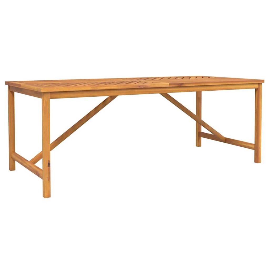 vidaXL Σέτ φαγητού για κήπο 9 pcs Καφέ 200 x 90 x 74 cm