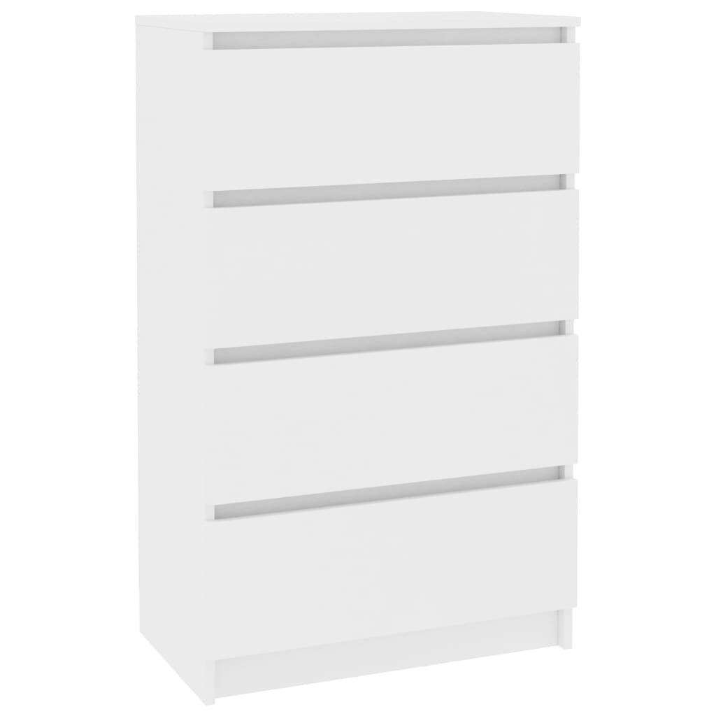 vidaXL Συρταριέρα Λευκή 60 x 35 x 98,5 εκ. από Επεξεργασμένο Ξύλο