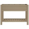 vidaXL Υπερυψωμ. Ζαρντινιέρα Κήπου Αν. Καφέ 110x45x79 εκ. Πολυπρ/λένιο