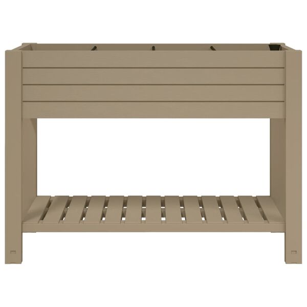 vidaXL Υπερυψωμ. Ζαρντινιέρα Κήπου Αν. Καφέ 110x45x79 εκ. Πολυπρ/λένιο