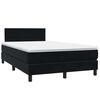 vidaXL &Kappa;&rho;&epsilon;&beta;ά&tau;&iota; Boxspring &mu;&epsilon; &Sigma;&tau;&rho;ώ&mu;&alpha; & LED &Mu;&alpha;ύ&rho;&omicron; 1120x210 &epsilon;&kappa;. &Beta;&epsilon;&lambda;&omicron;ύ&delta;&iota;&nu;&omicron;