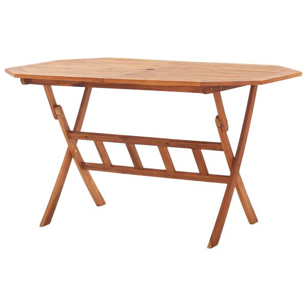 vidaXL Τραπέζι Κήπου Πτυσσόμενο 135 x 85 x 75 εκ. Μασίφ Ξύλο Ακακίας