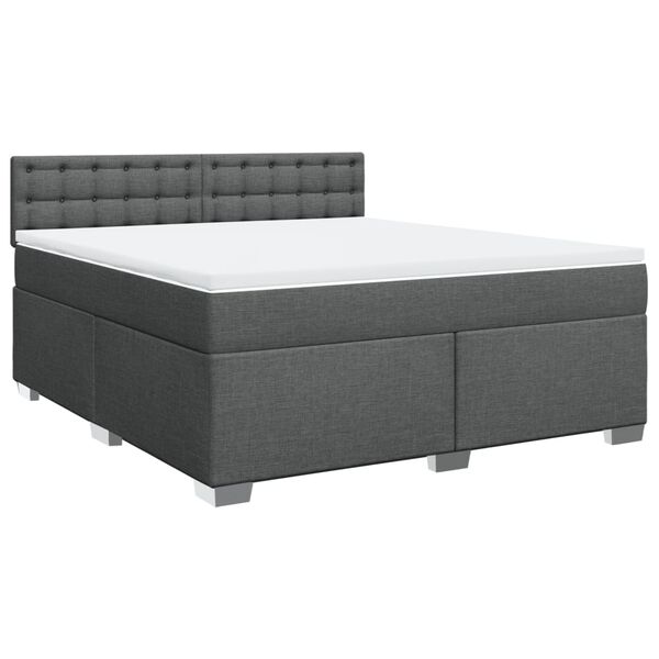 vidaXL &Kappa;&rho;&epsilon;&beta;ά&tau;&iota; Boxspring &mu;&epsilon; &Sigma;&tau;&rho;ώ&mu;&alpha; &Sigma;&kappa;&omicron;ύ&rho;&omicron; &Gamma;&kappa;&rho;&iota; 180x200 &epsilon;&kappa; &Upsilon;&phi;&alpha;&sigma;&mu;ά&tau;&iota;&nu;