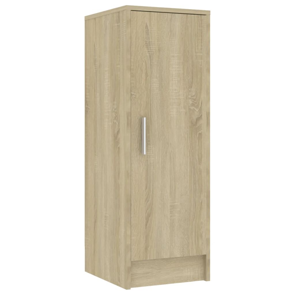 vidaXL Παπουτσοθήκη Sonoma Δρυς 32 x 35 x 92 εκ. από Επεξ. Ξύλο