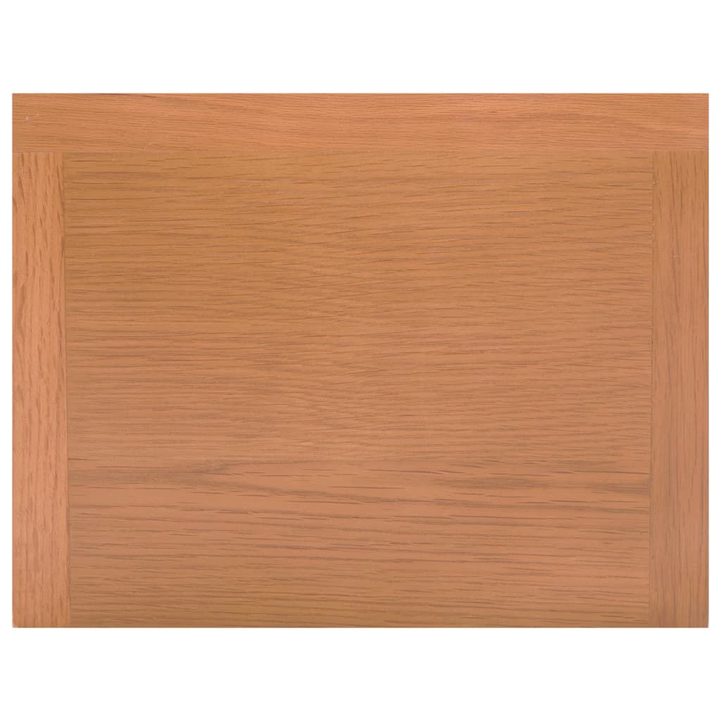 vidaXL Τραπεζάκι Βοηθητικό με Συρτάρι 35x27x55 εκ. Μασίφ Ξύλο Δρυός