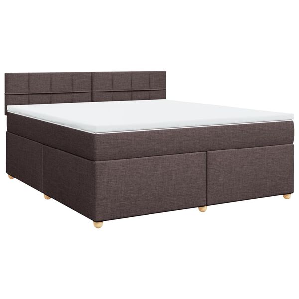 vidaXL &Kappa;&rho;&epsilon;&beta;ά&tau;&iota; Boxspring &mu;&epsilon; &Sigma;&tau;&rho;ώ&mu;&alpha; &Sigma;&kappa;&omicron;ύ&rho;&omicron; &Kappa;&alpha;&phi;έ 180x200 &epsilon;&kappa; &Upsilon;&phi;&alpha;&sigma;&mu;ά&tau;&iota;&nu;&omicron;