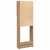 vidaXL Ντουλάπι Πλυντηρίου τεχνίτης Δρυς 64 x 25,5 x 190 εκ.