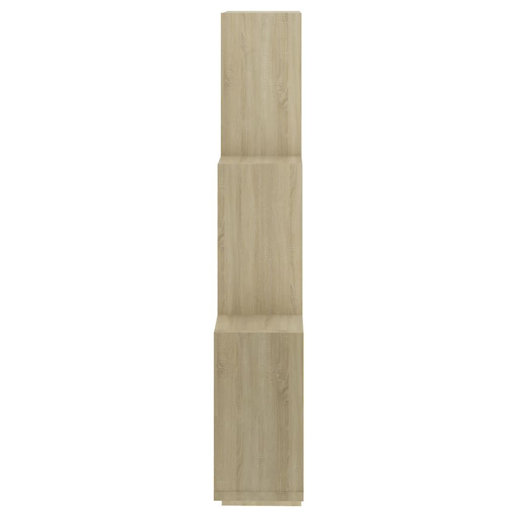 vidaXL Ράφι Κύβος Τοίχου Sonoma Δρυς 78 x 15 x 93 εκ. από Επεξ. Ξύλο