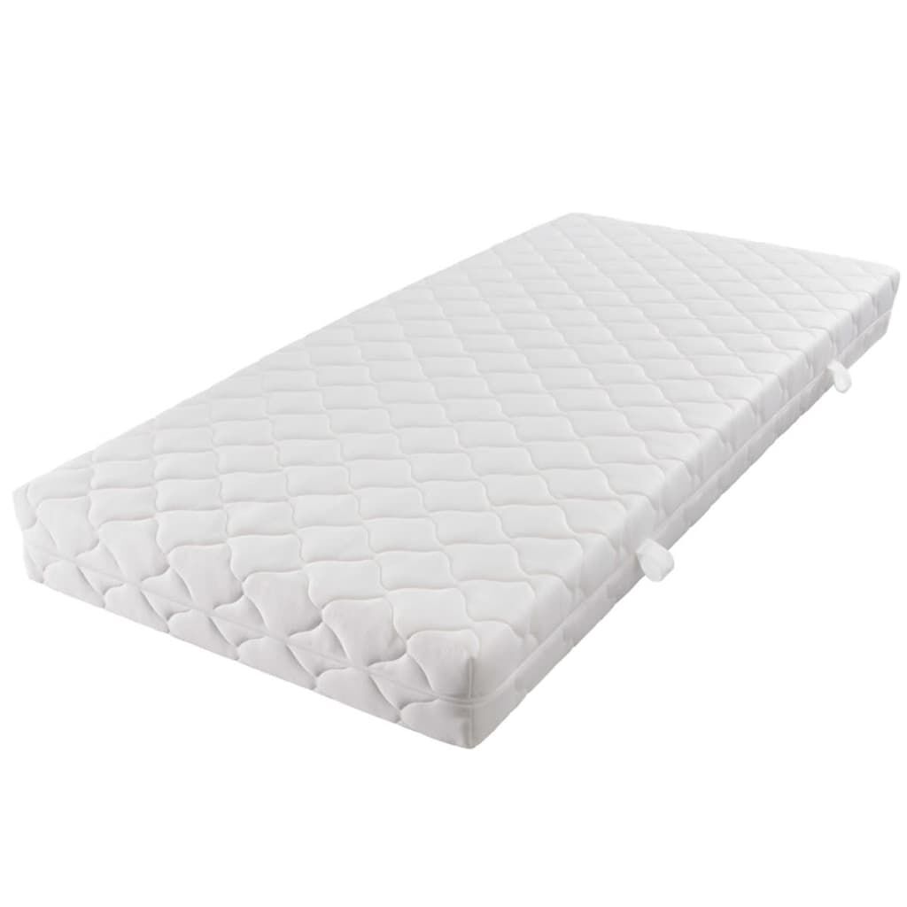 vidaXL Στρώμα 200 x 180 x 17 εκ. με Προστατευτική Πλενόμενη Θήκη