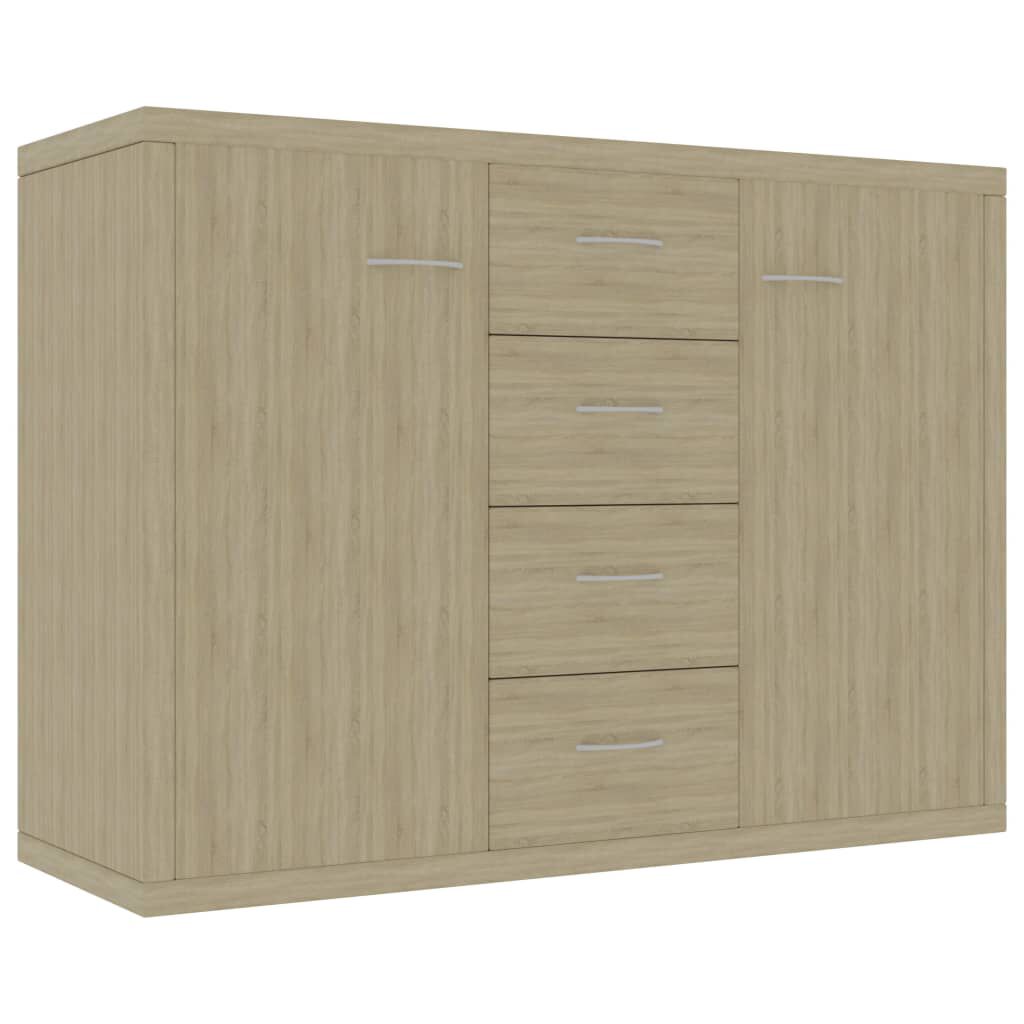 vidaXL Μπουφές Sonoma Δρυς 88 x 30 x 65 εκ. από Επεξ. Ξύλο