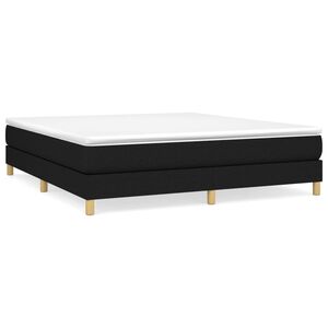 vidaXL &Kappa;&rho;&epsilon;&beta;ά&tau;&iota; Boxspring &mu;&epsilon; &Sigma;&tau;&rho;ώ&mu;&alpha; &Mu;&alpha;ύ&rho;&omicron; 160x200 &epsilon;&kappa;. &Upsilon;&phi;&alpha;&sigma;&mu;ά&tau;&iota;&nu;&omicron;