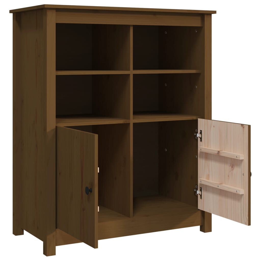 vidaXL Ντουλάπι Καφέ Μέλι 83x41,5x100 εκ. από Μασίφ Ξύλο Πεύκου