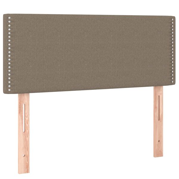 vidaXL Κεφαλάρι Κρεβατιού Taupe 100x5x78/88 εκ. Υφασμάτινο