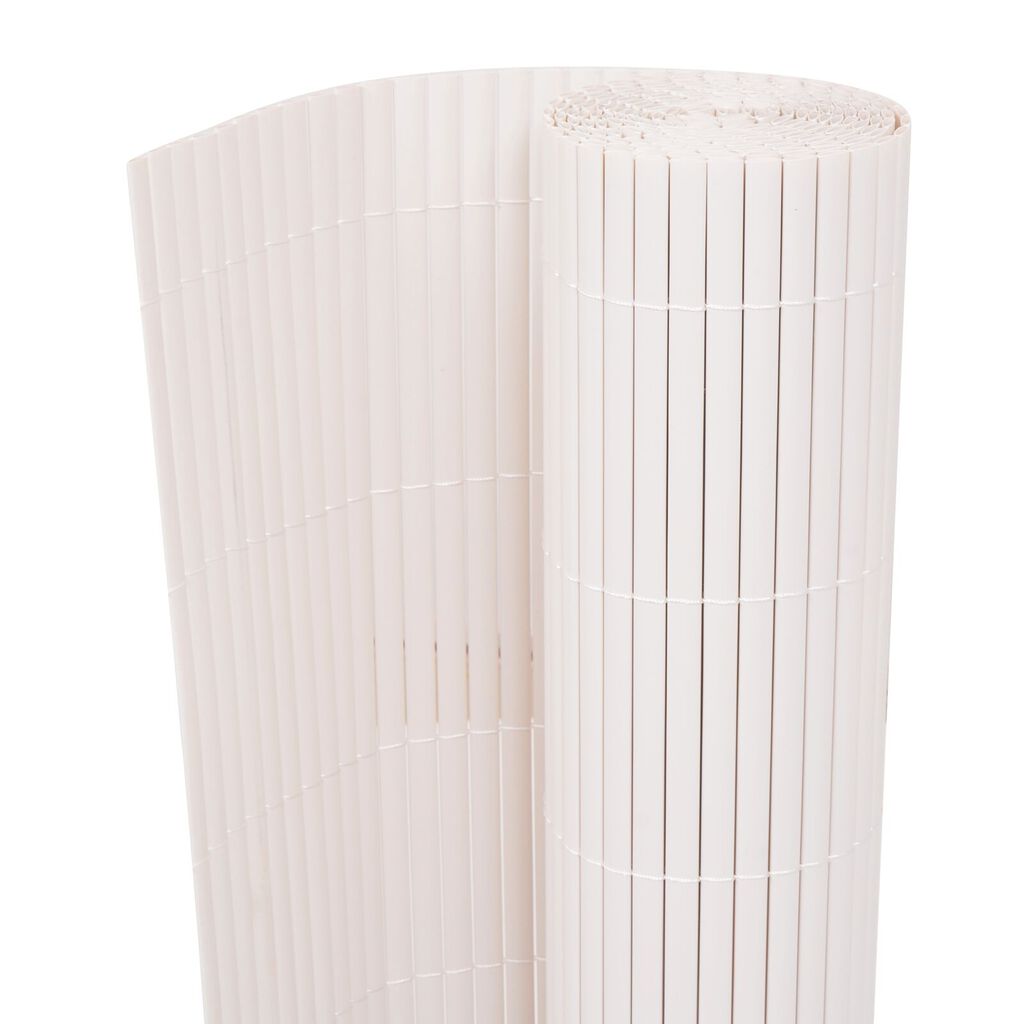 vidaXL Φράχτης Κήπου Διπλής Όψης PVC 150x300 εκ. Λευκό