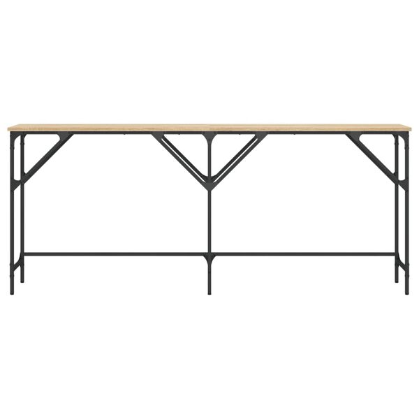vidaXL Τραπέζι Κονσόλα Sonoma Δρυς 180x29x75 εκ. Επεξεργασμένο Ξύλο