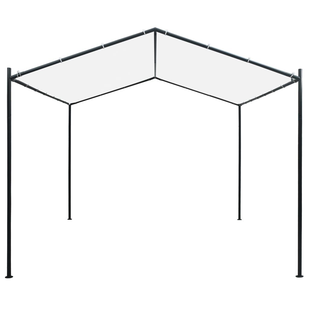 vidaXL Κιόσκι Λευκό 3 x 3 x 2,6 μ. 180 γρ./μ²