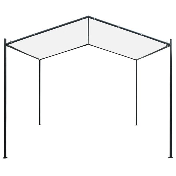 vidaXL Κιόσκι Λευκό 3 x 3 x 2,6 μ. 180 γρ./μ²