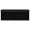 vidaXL Ντουλάπι TV 2 pcs Μαύρη δρυς 80 x 30 x 30 εκ Επεξεργασμένο ξύλο