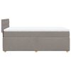 vidaXL &Kappa;&rho;&epsilon;&beta;ά&tau;&iota; Boxspring &mu;&epsilon; &Sigma;&tau;&rho;ώ&mu;&alpha; Taupe 100 x 200 &epsilon;&kappa;. &Upsilon;&phi;&alpha;&sigma;&mu;ά&tau;&iota;&nu;&omicron;