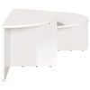 vidaXL Τραπεζάκι σαλονιού 2 pcs Λευκό 79 x 39.5 x 40 εκ