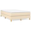 vidaXL &Kappa;&rho;&epsilon;&beta;ά&tau;&iota; Boxspring &mu;&epsilon; &Sigma;&tau;&rho;ώ&mu;&alpha; &Kappa;&rho;&epsilon;&mu; 120x190 &epsilon;&kappa;. &Upsilon;&phi;&alpha;&sigma;&mu;ά&tau;&iota;&nu;&omicron;