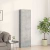 vidaXL Ντουλάπι Γκρι σκυροδέματος 55 x 25 x 189 εκ. Επεξεργασμένο ξύλο
