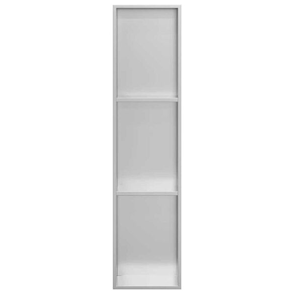 vidaXL Νίτσα Μπάνιου Ασημί 90 x 20 x 9.5 εκ Ανοξείδωτο ατσάλι