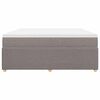 vidaXL &Kappa;&rho;&epsilon;&beta;ά&tau;&iota; Boxspring &mu;&epsilon; &Sigma;&tau;&rho;ώ&mu;&alpha; Taupe 180x200 &epsilon;&kappa;. &Upsilon;&phi;&alpha;&sigma;&mu;ά&tau;&iota;&nu;&omicron;