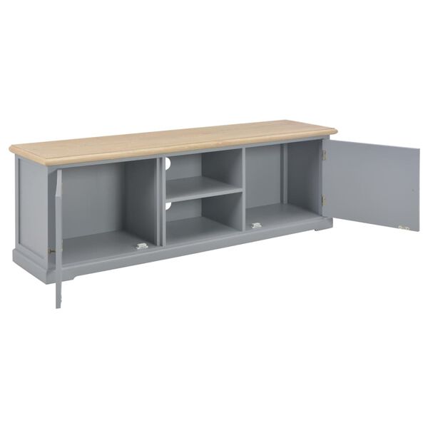 vidaXL Έπιπλο Τηλεόρασης Γκρι 120 x 30 x 40 εκ. Ξύλινο