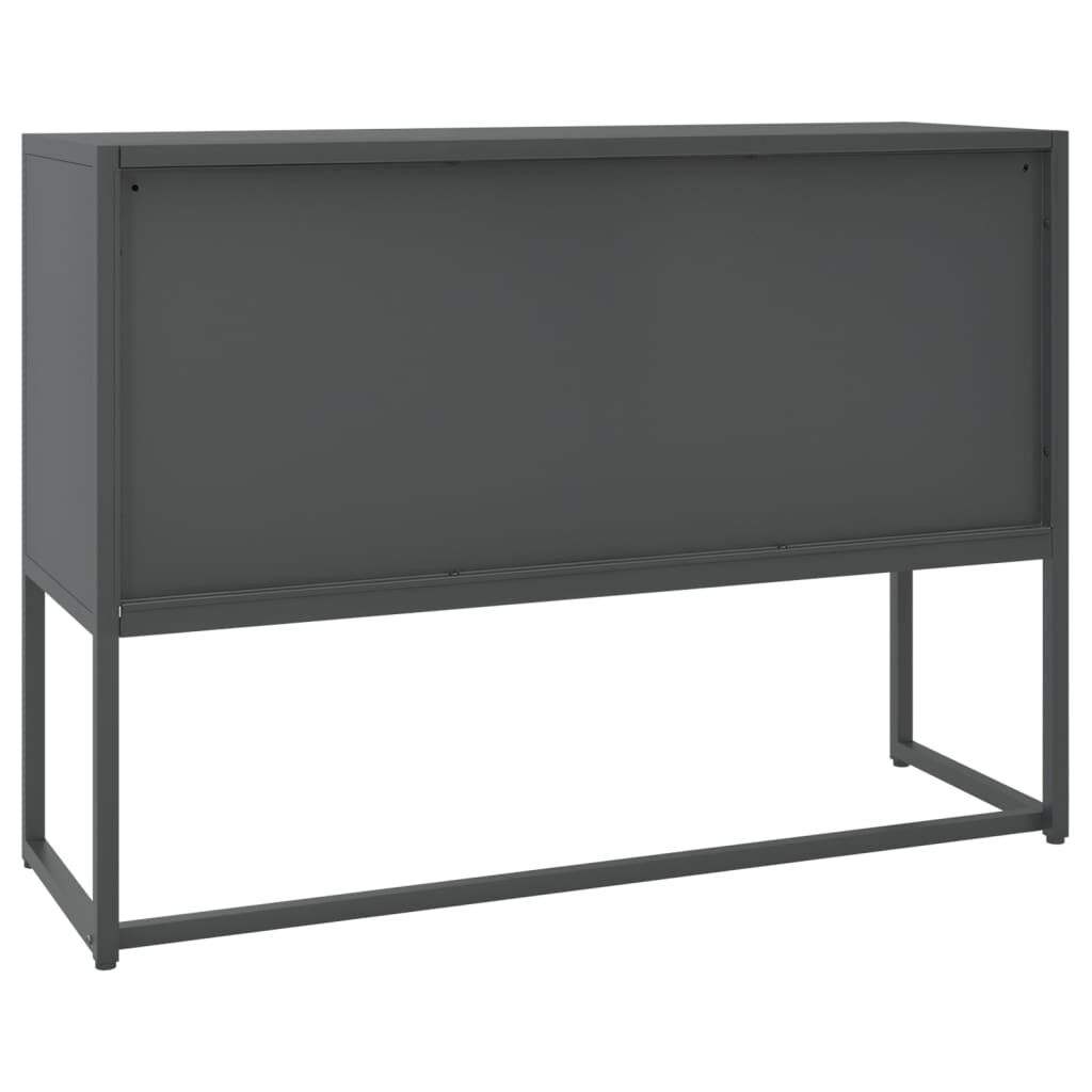 vidaXL Μπουφές Ανθρακί 105 x 35 x 75 εκ. από Ατσάλι