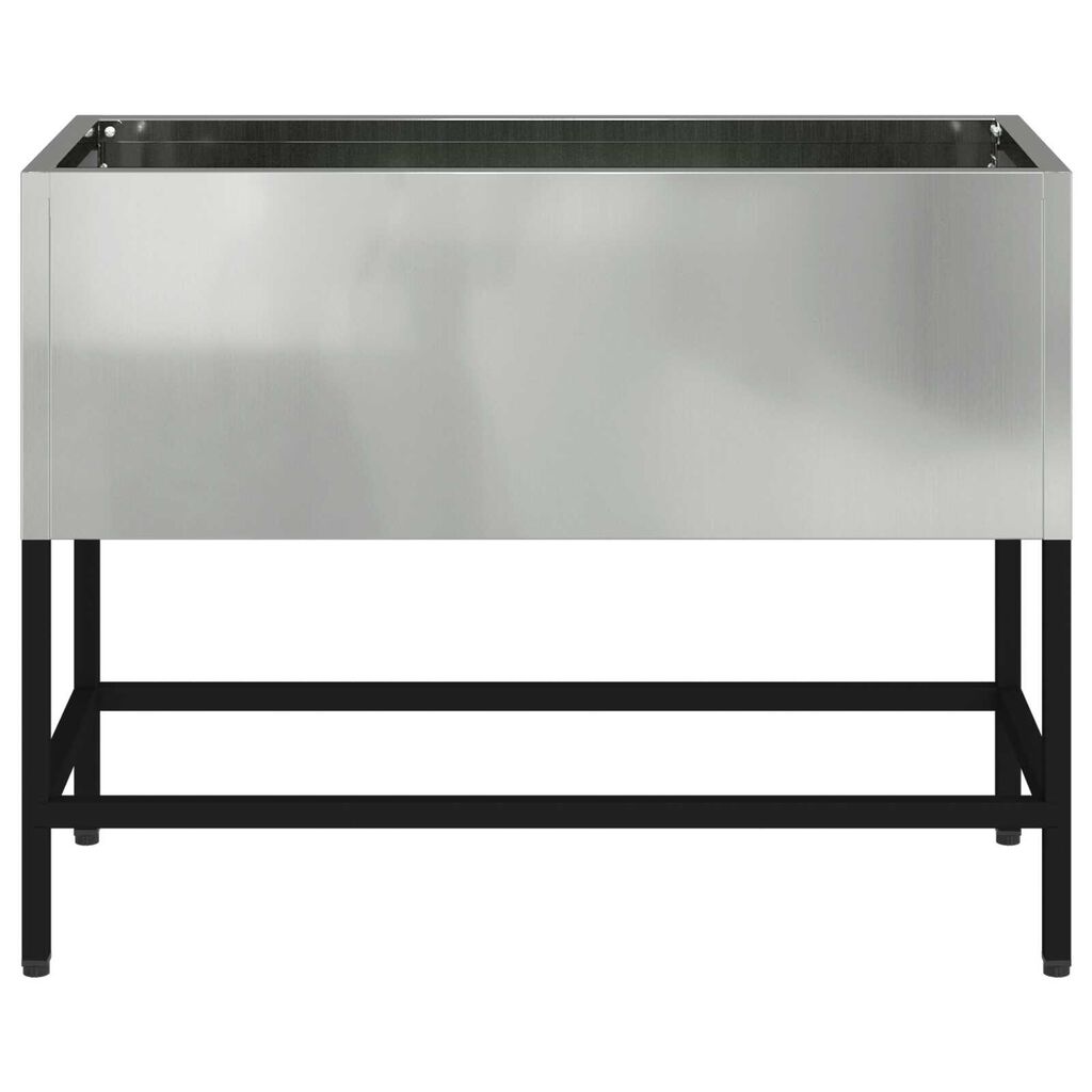 vidaXL Υψωμένος Κήπος 60x26x45 εκ Γαλβανισμένο Ατσάλι