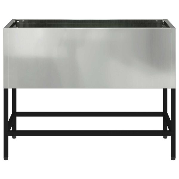 vidaXL Υψωμένος Κήπος 60x26x45 εκ Γαλβανισμένο Ατσάλι