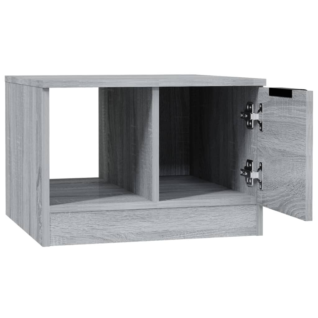 vidaXL Τραπεζάκι Σαλονιού Γκρι Sonoma 50x50x36 εκ. Επεξεργασμένο Ξύλο