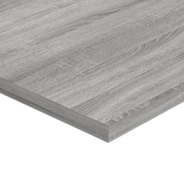 vidaXL Ράφια Τοίχου 4 τεμ. Γκρι Sonoma 40x50x1,5 εκ. Επεξεργ. Ξύλο