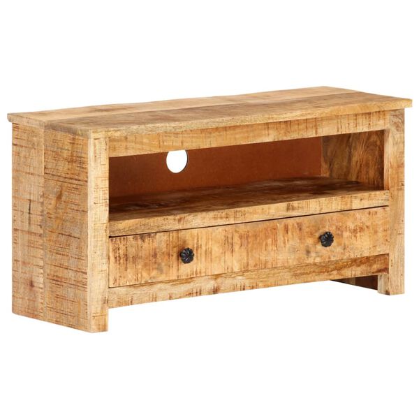 vidaXL Έπιπλο Τηλεόρασης 79 x 30 x 40 εκ. από Ακατέργαστο Ξύλο Μάνγκο