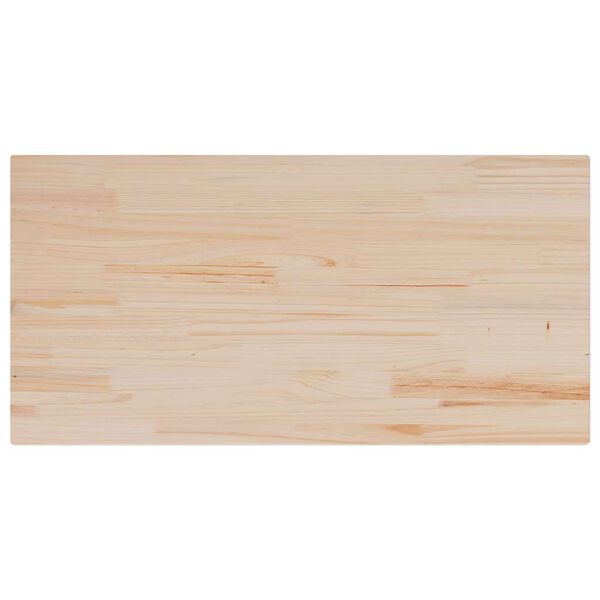 vidaXL Επιφάνεια Τραπεζιού Ορθογ. 110x55x2,5 εκ. από Μασίφ Ξύλο Πεύκου