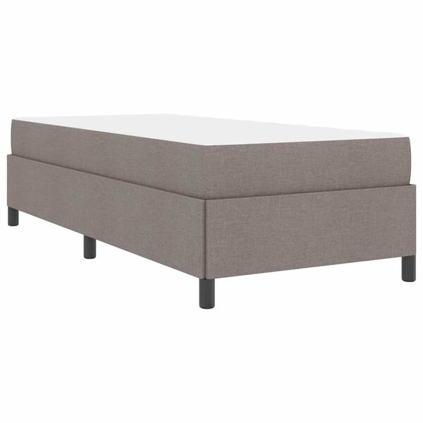 vidaXL Κρεβάτι με ελατήρια Ταμπά και Μαύρο 80 x 200 cm