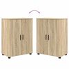 vidaXL Σετ Επίπλων Μπάνιου με ράφι 4 pcs Sonoma Δρυς 30 x 35 x 192 εκ.