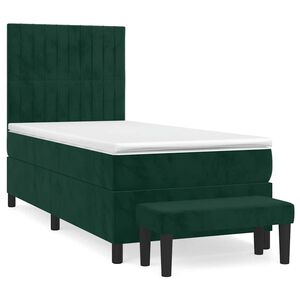 vidaXL &Kappa;&rho;&epsilon;&beta;ά&tau;&iota; Boxspring &mu;&epsilon; &Sigma;&tau;&rho;ώ&mu;&alpha; &Sigma;&kappa;&omicron;ύ&rho;&omicron; &Pi;&rho;ά&sigma;&iota;&nu;&omicron; 80x200 &epsilon;&kappa;. &Beta;&epsilon;&lambda;&omicron;ύ&delta;&iota;&nu;&omicron;