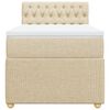 vidaXL &Kappa;&rho;&epsilon;&beta;ά&tau;&iota; Boxspring &mu;&epsilon; &Sigma;&tau;&rho;ώ&mu;&alpha; &Kappa;&rho;&epsilon;&mu; 90x200 &epsilon;&kappa;.&Upsilon;&phi;&alpha;&sigma;&mu;ά&tau;&iota;&nu;&omicron;