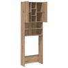 vidaXL Ντουλάπι Πλυντηρίου τεχνίτης Δρυς 64 x 25,5 x 190 εκ.