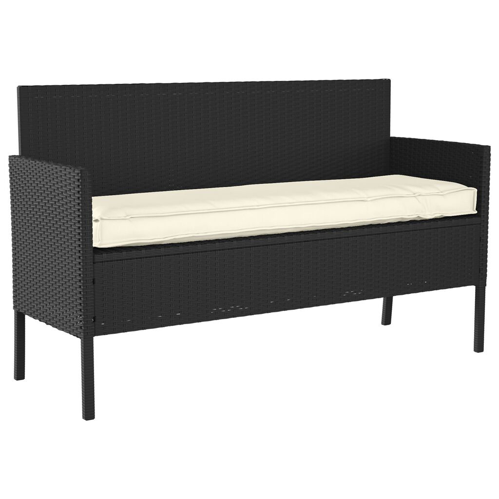 vidaXL Μαξιλάρι Παλέτας για Παγκάκι Κρεμ 140x40x8 εκ από Oxford