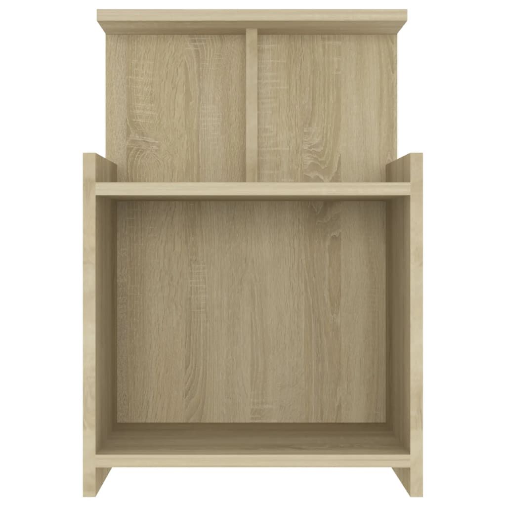 vidaXL Κομοδίνα 2 τεμ. Sonoma Δρυς 40 x 35 x 60 εκ. από Επεξ. Ξύλο