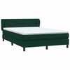 vidaXL Box Spring &kappa;&rho;&epsilon;&beta;ά&tau;&iota; &mu;&epsilon; &sigma;&tau;&rho;ώ&mu;&alpha; &sigma;&kappa;&omicron;ύ&rho;&omicron; &pi;&rho;ά&sigma;&iota;&nu;&omicron; 160x220cm &Beta;&epsilon;&lambda;&omicron;ύ&delta;&iota;&nu;&omicron;