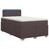 vidaXL &Kappa;&rho;&epsilon;&beta;ά&tau;&iota; Box Spring &mu;&epsilon; &Sigma;&tau;&rho;ώ&mu;&alpha; &kappa;&alpha;&iota; LED &Sigma;&kappa;&omicron;ύ&rho;&omicron; &Kappa;&alpha;&phi;έ 120 x 190 cm