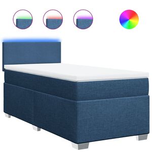 vidaXL &Kappa;&rho;&epsilon;&beta;ά&tau;&iota; Boxspring &mu;&epsilon; &Sigma;&tau;&rho;ώ&mu;&alpha; &Mu;&pi;&lambda;&epsilon; 80x200 &epsilon;&kappa;. &Upsilon;&phi;&alpha;&sigma;&mu;ά&tau;&iota;&nu;&omicron;