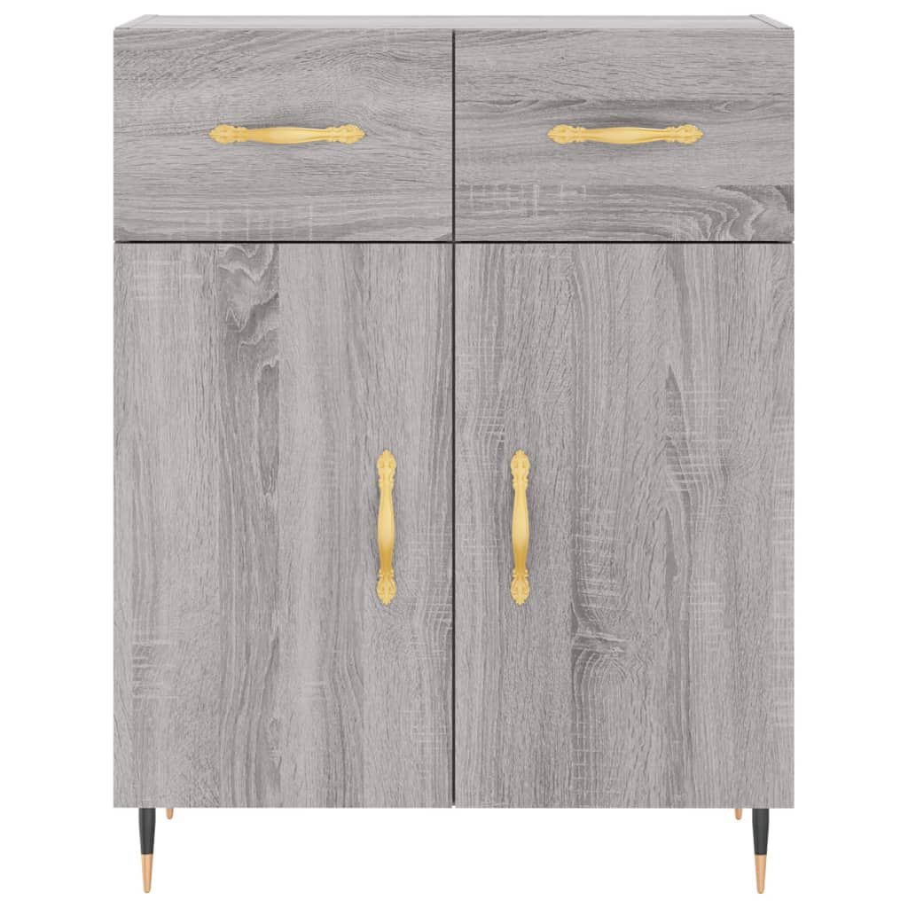vidaXL Ντουλάπι Γκρι Sonoma 69,5 x 34 x 90 εκ. από Επεξεργασμένο Ξύλο